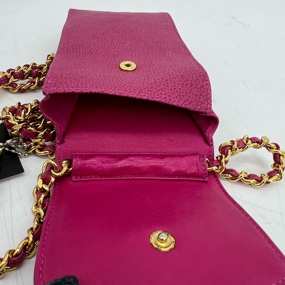 Chanel Caviar phone holder/ chain sling bag - Picture 10 of 10